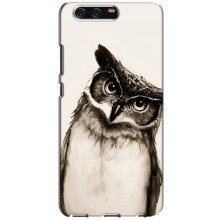 Чехол с птицами на Huawei P10, VTR (VPrint) (Сова)