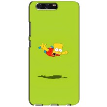 Чехол с Симпсонами для Huawei P10, VTR (VPrint) (Барт Симпсон)