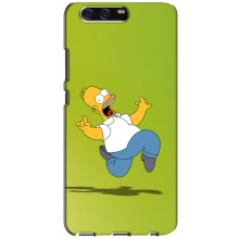 Чехол с Симпсонами для Huawei P10, VTR (VPrint) (Гомер Симпсон)