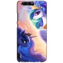 Чехол Unicorn на Huawei P10, VTR (Единорожки на тучках)