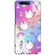Чехол Unicorn на Huawei P10, VTR (Радуга и Единорог)