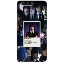 Чехлы Венсдей на Huawei P10, VTR Уэнсдей (AlphaPrint) (коллаж Уэнздей)