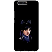 Чехлы Венсдей на Huawei P10, VTR Уэнсдей (AlphaPrint) (серьезная Уэнздей)