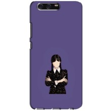 Чехлы Венсдей на Huawei P10, VTR Уэнсдей (AlphaPrint) (Уэнздей в черном)
