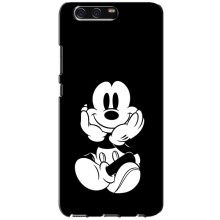 Эксклюзивный чехол для Huawei P10, VTR (AlphaPrint - Мультяшные) (Микки на черном)