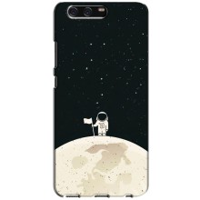 Космические Чехлы для Хуавей П10 (VPrint) (На луне)