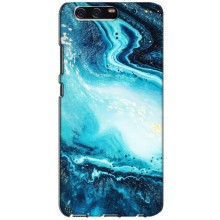 Мраморний чехол на Huawei P10, VTR (VPrint) (Блакитний мрамор)