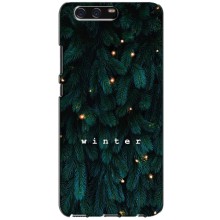 Новогодние, Праздничные Чехлы для Huawei P10, VTR - 2024 год (Winter)