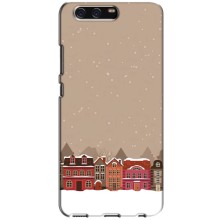Новорічні, Святкові Чохли для Huawei P10, VTR - 2024 год (Зимове місто)