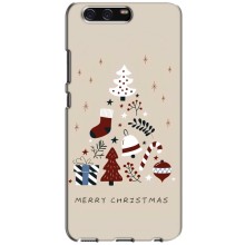 Різдвяні Чохли для Huawei P10, VTR (VPrint) (Merry Christmas)