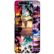 Силиконовый чехол с КАРТИНКАМИ лето для Huawei P10, VTR (AlphaPrint) (Летний отпуск)