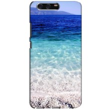 Силиконовый чехол с КАРТИНКАМИ лето для Huawei P10, VTR (AlphaPrint) (Море)