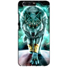 Защитные чехлы для Хуавей П10 (AlphaPrint) (ХИТ продаж) ВОЛК (Яркий волк)