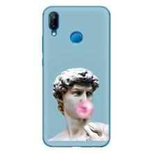 Бампер с принтом Мемы для Huawei P20 Lite (2019) – Статуя Давида