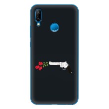 Чехлы (ART) Цветы на Huawei P20 Lite (2019) (VPrint) (Неожиданные цветы)