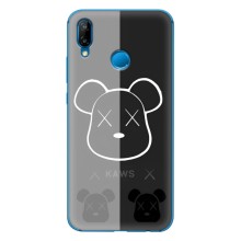 Чехлы для Huawei P20 Lite (2019) - Bearbrick Louis Vuitton (PREMIUMPrint) (БеарБрик глаза)