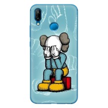 Чехлы для Huawei P20 Lite (2019) - Bearbrick Louis Vuitton (PREMIUMPrint) (Плач Bearbrick)