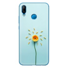 Чехлы с Цветами для Huawei P20 Lite (2019) (VPrint) (Желтый цветок)