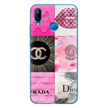 Чехол (Dior, Prada, YSL, Chanel) для Huawei P20 Lite (2019) (Модница)