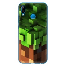 Чехол Майнкрафт на Huawei P20 Lite (2019) (AlphaPrint) Minecraft (текстура Майнкрафт)