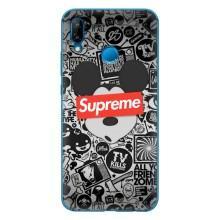 Чехол с Брендами одежды на Хуавей П20 Лайт 2019 – Supreme Маус