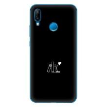 Чехол с картинками на черном фоне для Huawei P20 Lite (2019) – Книжки