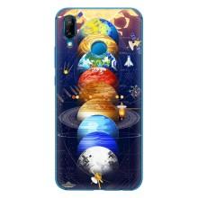 Чехол (ТПУ) с планетами на Huawei P20 Lite (2019) – Арт планети