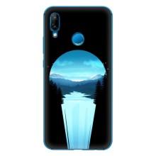 Летний Чехол на Huawei P20 Lite (2019) – Синий Водопад