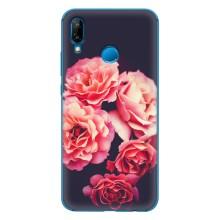 Чехлы с тематикой "ЦВЕТЫ" на Huawei P20 Lite (2019) (Бутоны)