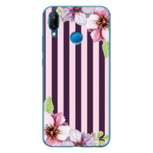 Чехлы с тематикой "ЦВЕТЫ" на Huawei P20 Lite (2019) (Обои)