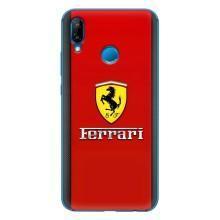 Силіконовий бампер з картинкою машини на Huawei P20 Lite (2019) (Ferrari Logo)