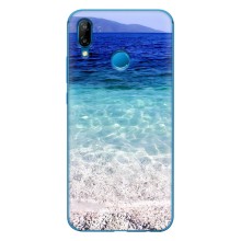 Силиконовый чехол с КАРТИНКАМИ лето для Huawei P20 Lite (2019) (AlphaPrint) (Море)