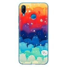 Силіконовий чохол з котиком для Huawei P20 Lite (2019) – Mew