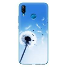 Силіконовий Чохол з кульбабками на Huawei P20 Lite (2019) – Кульбабка на блакитному