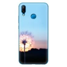 Силіконовий Чохол з кульбабками на Huawei P20 Lite (2019) – Захід з кульбабкою