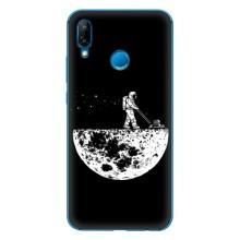 Силіконовый Чохол з принтом "Космонавти" на Huawei P20 Lite (2019) – Космонавт