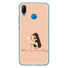 Силіконовый Чохол на Huawei P20 Lite (2019) з картинкой Модных девушек (З собакою)