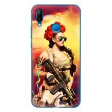 ЗСУ Чехлы (TPU) для Huawei P20 Lite (2019) – Женщина солдат