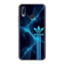 Чехлы Адидас для Huawei P20 Lite, Ane-L02 (AlphaPrint) (Синий Адидас)