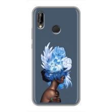 Чехлы (ART) Цветы на Huawei P20 Lite, Ane-L02 (VPrint) (Цветы на голове)