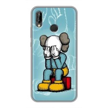 Чехлы для Huawei P20 Lite, Ane-L02 - Bearbrick Louis Vuitton (PREMIUMPrint) (Плач Bearbrick)