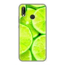 Чехлы с Фруктами для Huawei P20 Lite, Ane-L02 (VPrint) (Лайм)