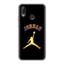 Чехлы для Huawei P20 Lite, Ane-L02 - с картинкой JORDAN (AlphaPrint) (Jordan Gold)