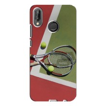 Чехлы с принтом Спортивная тематика для Huawei P20 Lite, Ane-L02 (Ракетки теннис)