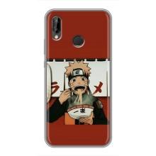 Чехлы с тематикой АНИМЕ для Хуавей П20 Лайт (VPrint) – Наруто с лапшой