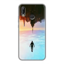 Чехол с человеком пауком для Huawei P20 Lite, Ane-L02 - (AlphaPrint) (Паук человек)