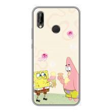 Чохол Губка Боб для Хуавей П20 Лайт – Патрік і Боб