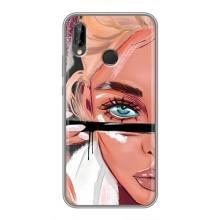 Чехол с печатью для Huawei P20 Lite, Ane-L02 - (Мода) (AlphaPrint) (Макияж)