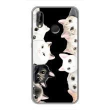 Чохол на Хуавей П20 Лайт з Котиками (VPrint) (Погляд котиків)
