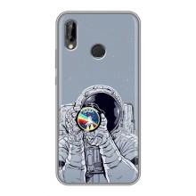 Чехол NASA для Huawei P20 Lite, Ane-L02 (AlphaPrint) (Космонавт фото)